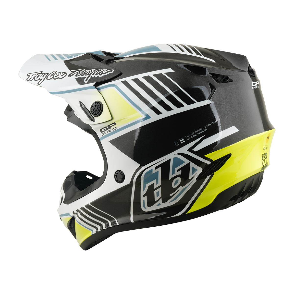 Casco de moto para niño TLD GP Pro Segment Gray