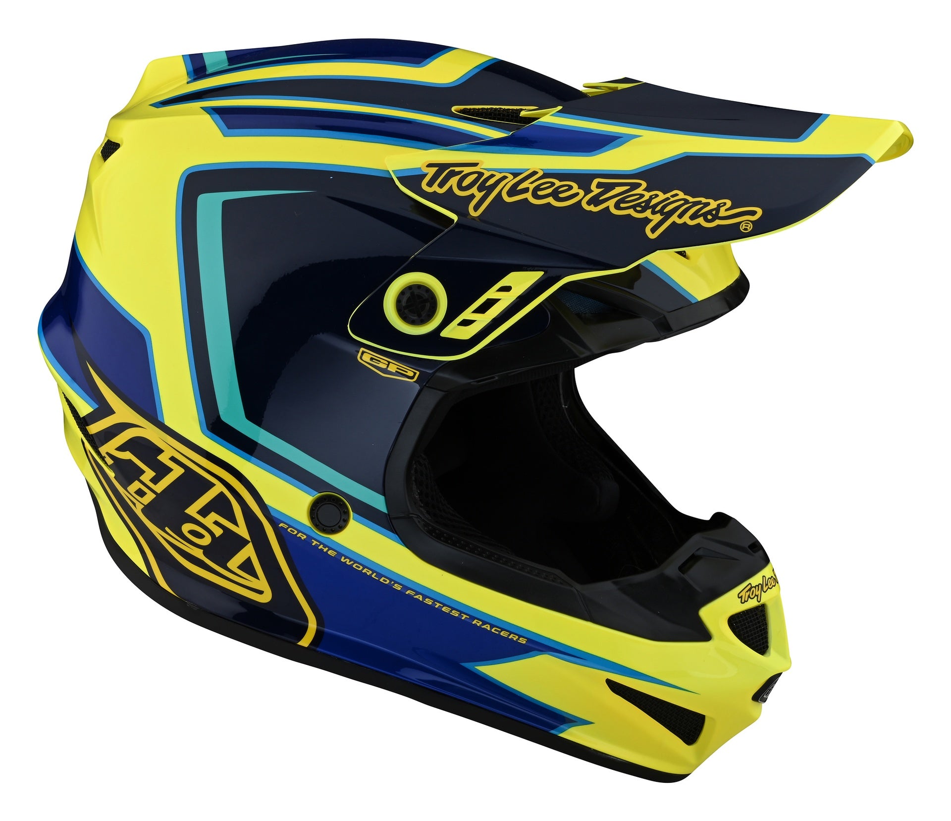 Casco Troy Lee Designs GP Moto Ritn Yellow