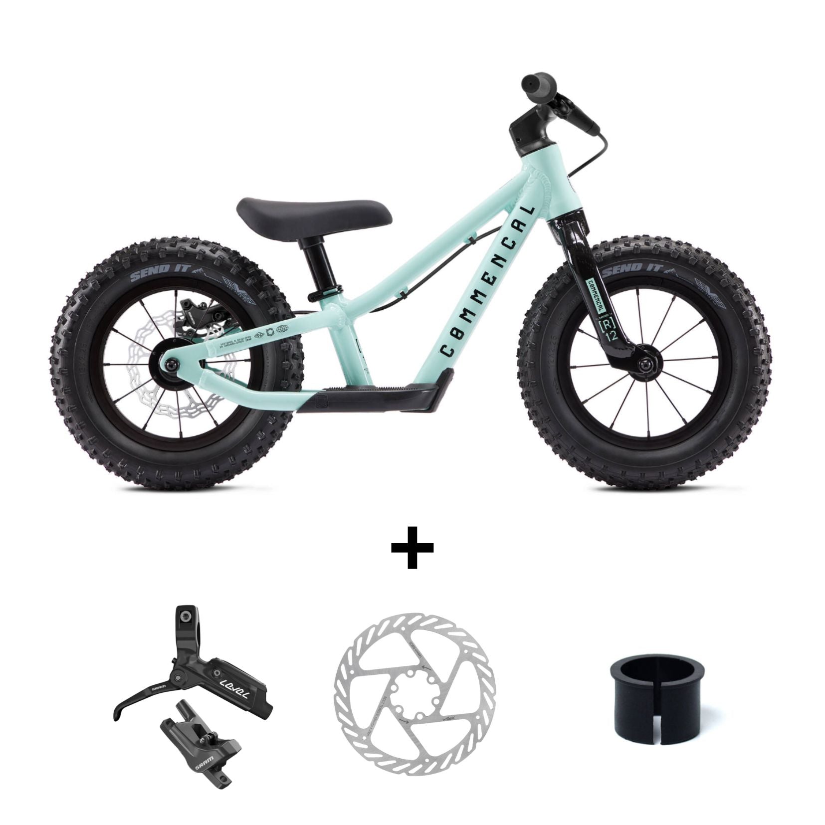 COMMENCAL RAMONES 12 PUSH BIKE GREEN 2027 + KIT FRENOS