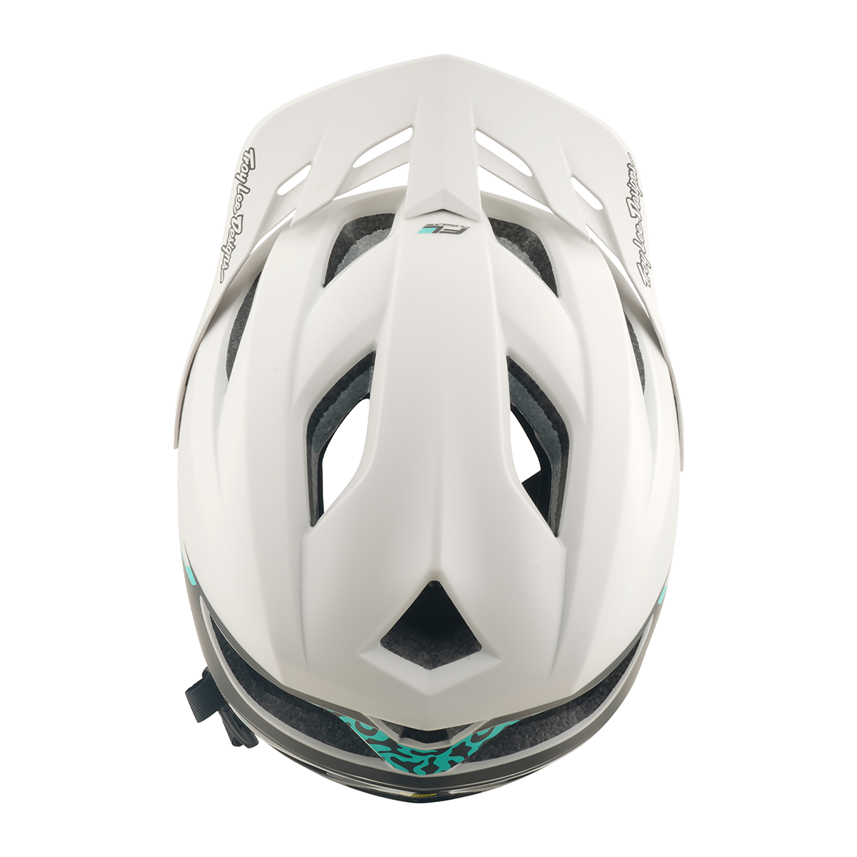 Casco MTB Troy Lee Designs Flowline SE Stacks Pumice / Real Teal