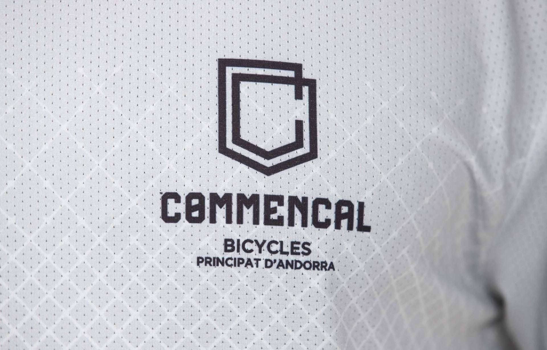 Jersey Mangas Cortas Commencal Light Grey
