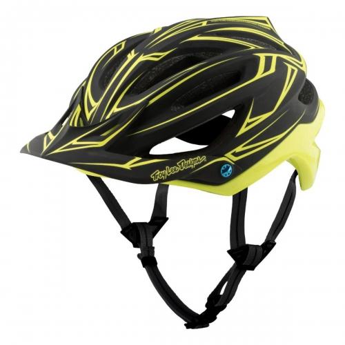 A2 Mips Helmet Pinstripe Blk/Yel Xs Sm
