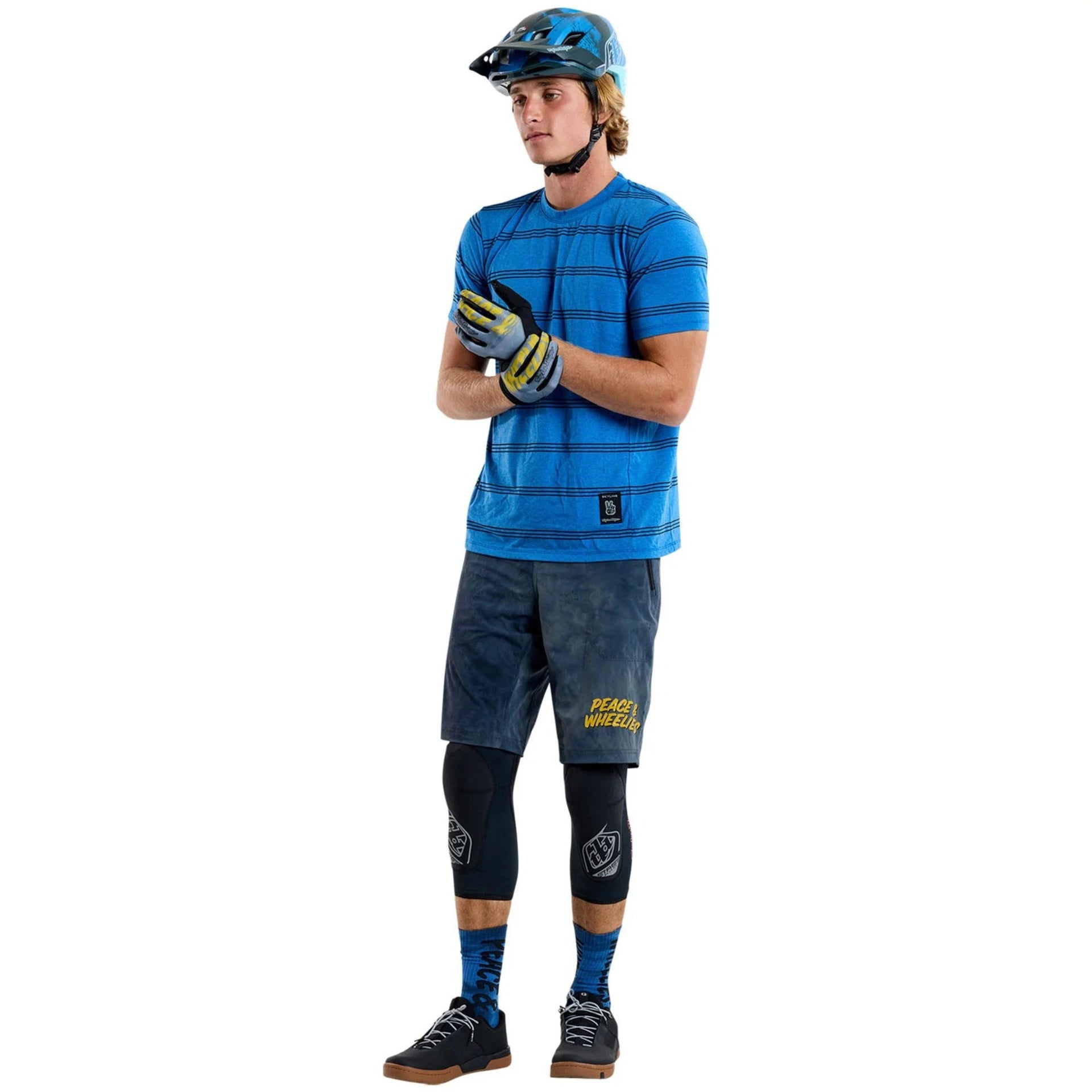 Trail Short Shell Troy Lee Designs Skyline Washed Out Dark Cloud