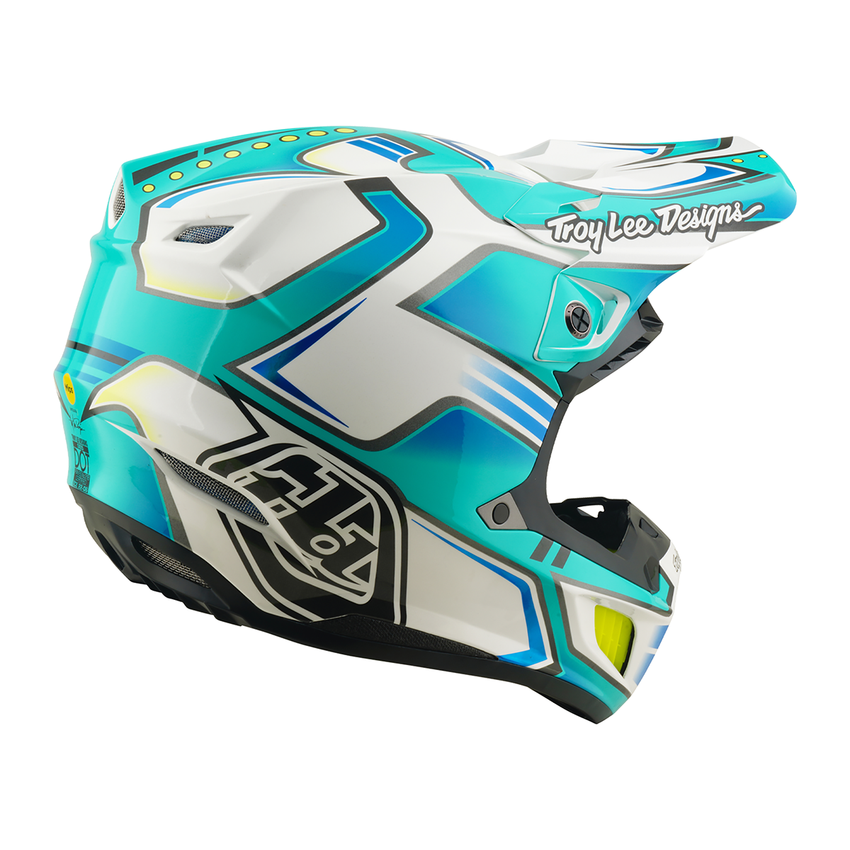 Casco Moto Troy Lee Designs Se5 Ece Composite Crest Real Teal