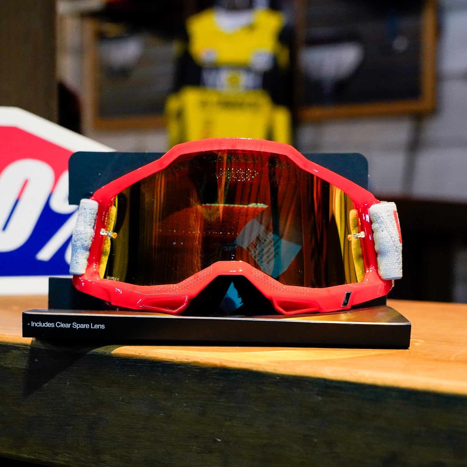 Goggles 100% Accuri 2 Gatorback - Mica Espejo Roja