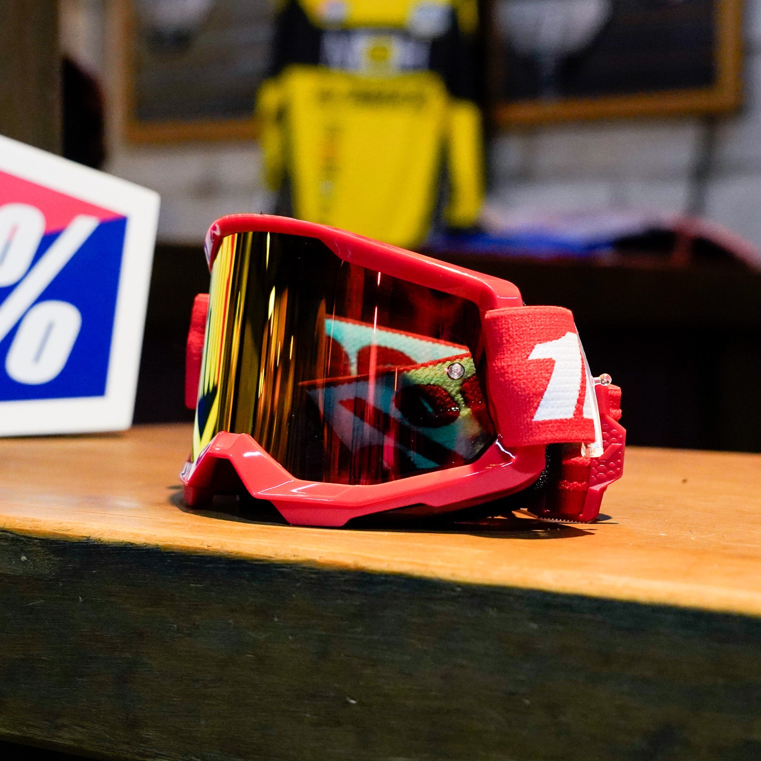 Goggles para niño 100% Strata 2 Red - Mirror Red Lens