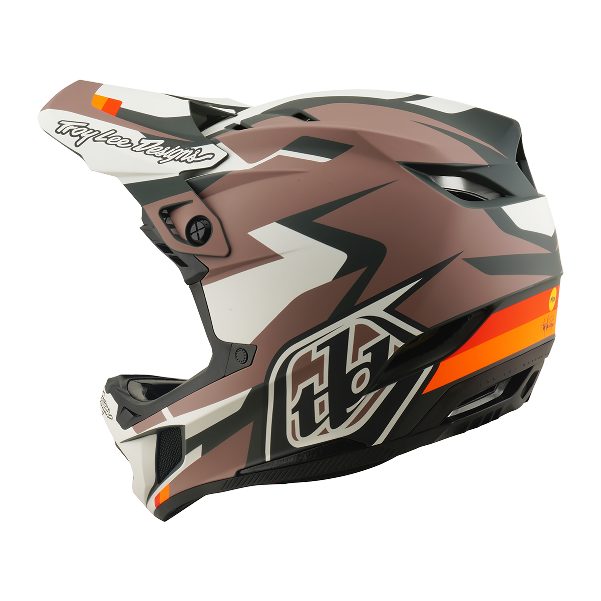 Casco MTB Troy lee designs D4 Polyacrylite Roamer Clay