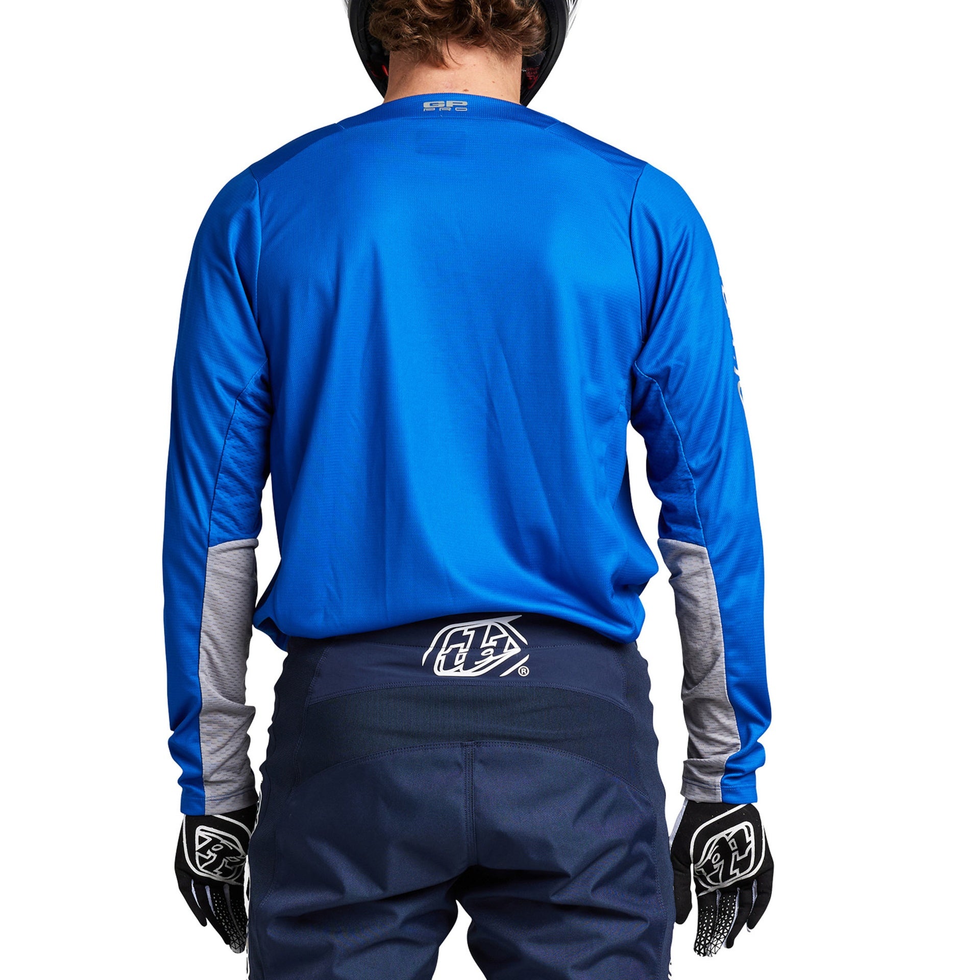 Jersey Troy Lee Designs Gp Pro Moto Icon Blue / Silver
