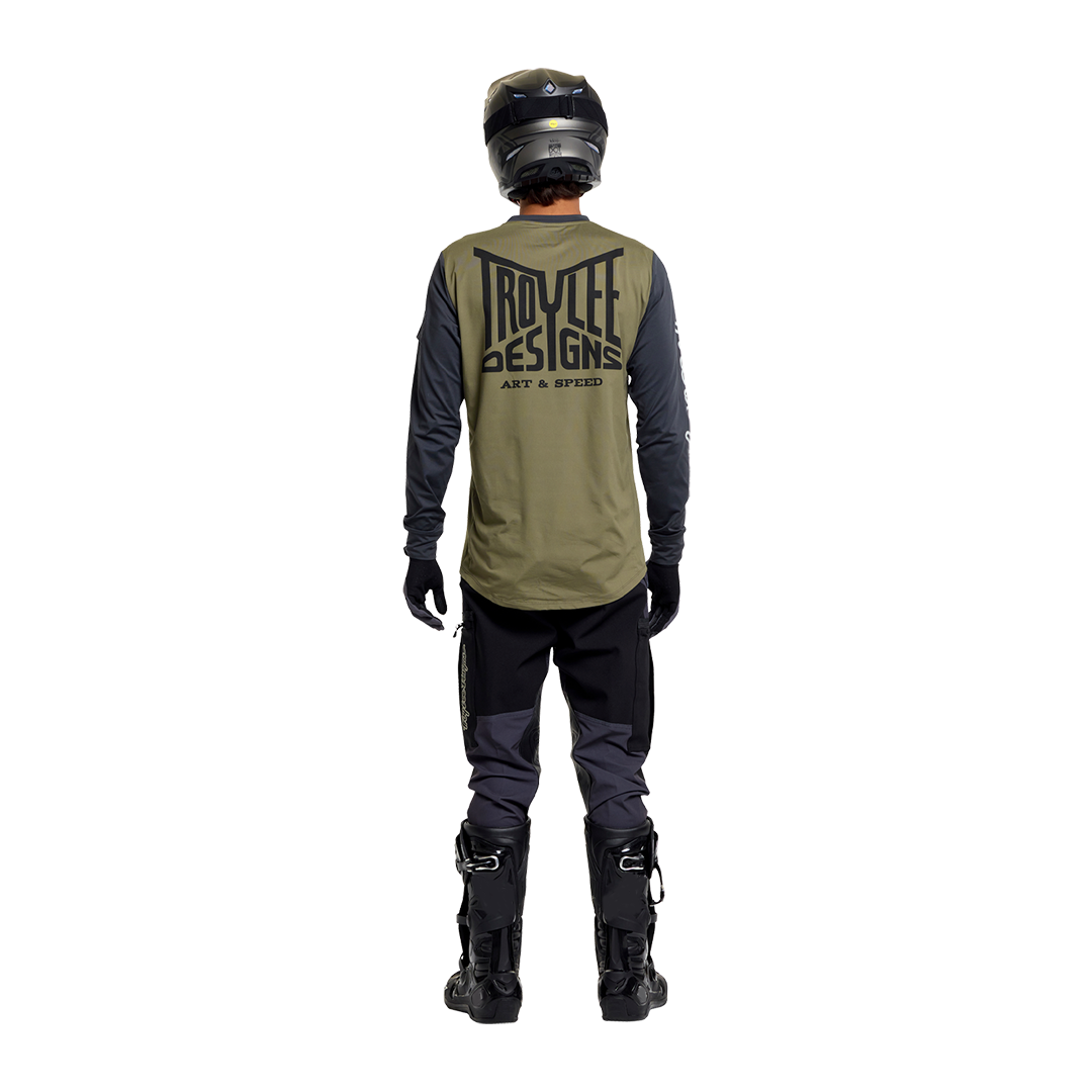 Pantalón para Moto Ruckus Offroad Pant; Mono Carbon