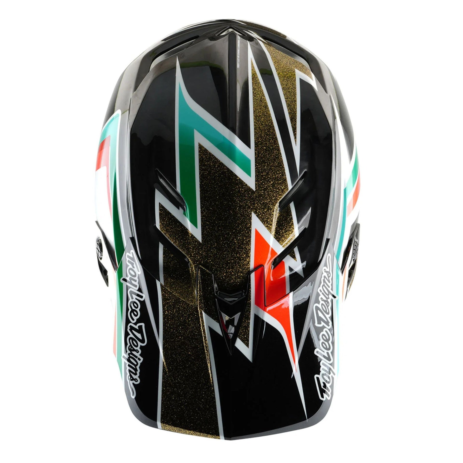 Casco Troy Lee Designs D4 de Carbón Frames Black / Gold