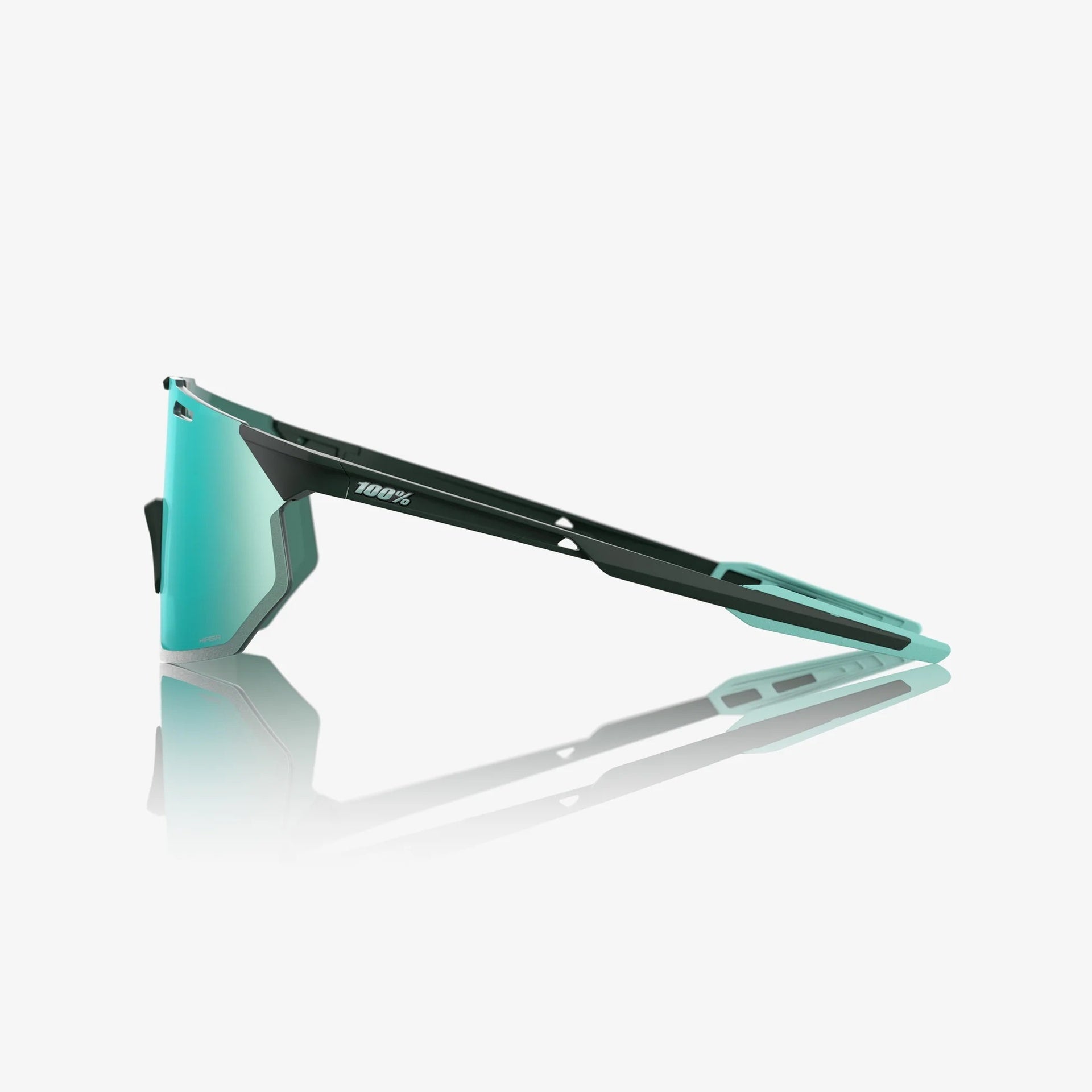 Lentes deportivos 100% HYPERCRAFT SQ Soft Tact Juniper - HiPER Mint Mirror Lens
