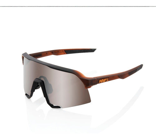 S3 - Matte Translucent Brown Fade - HiPER Silver Mirror Lens