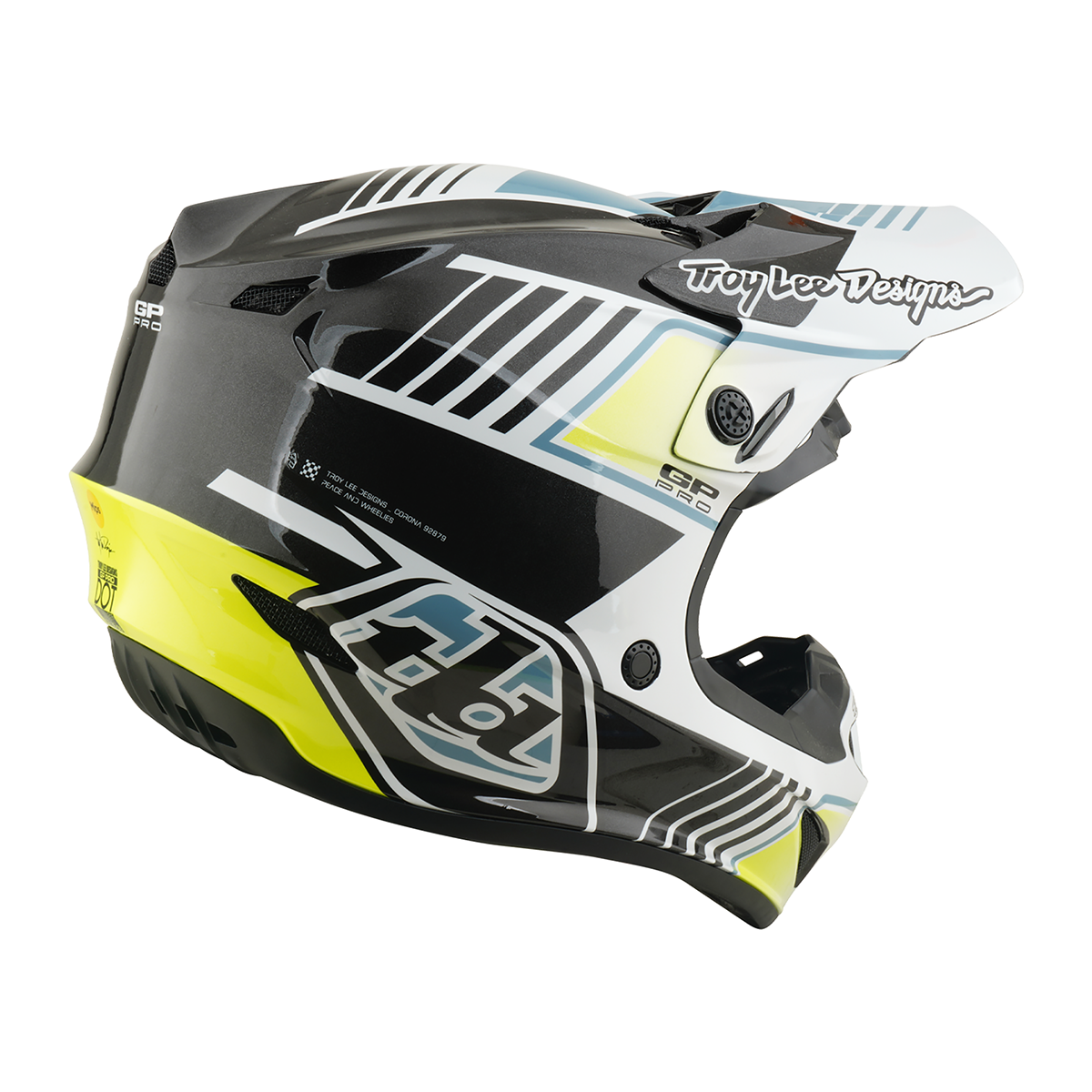 Casco de moto para niño TLD GP Pro Segment Gray