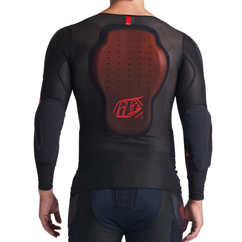 Camisa de Protección Manga Larga Troy Lee Designs Stage Ghost D3O Black