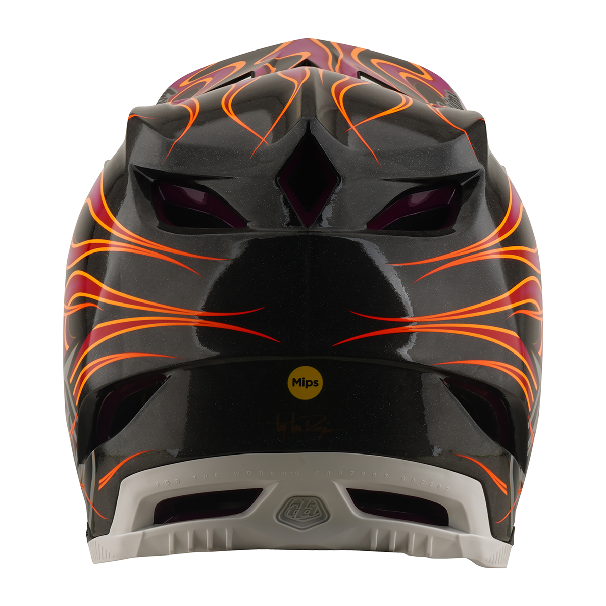 Casco MTB Troy lee designs D4 Carbón Torched Carbon / Magenta