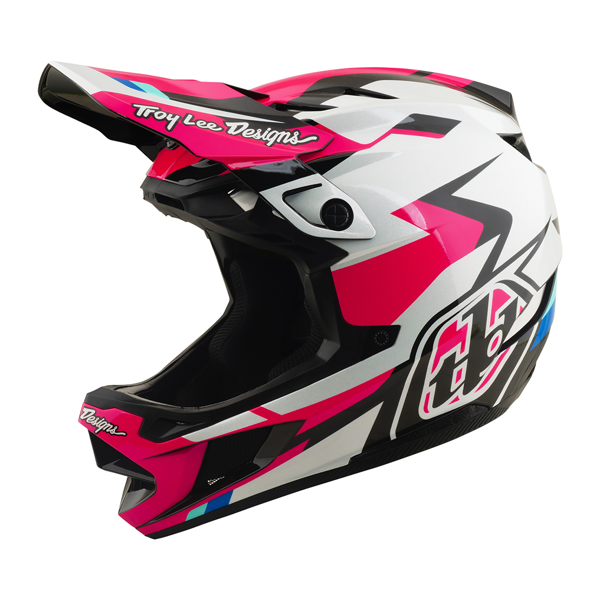 Casco MTB Troy lee designs D4 Polyacrylite Roamer Magenta