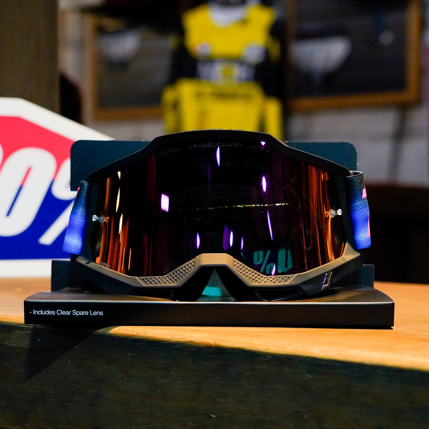 Goggles 100% Accuri 2 Superdome - Mica Espejo Rojo Oscuro