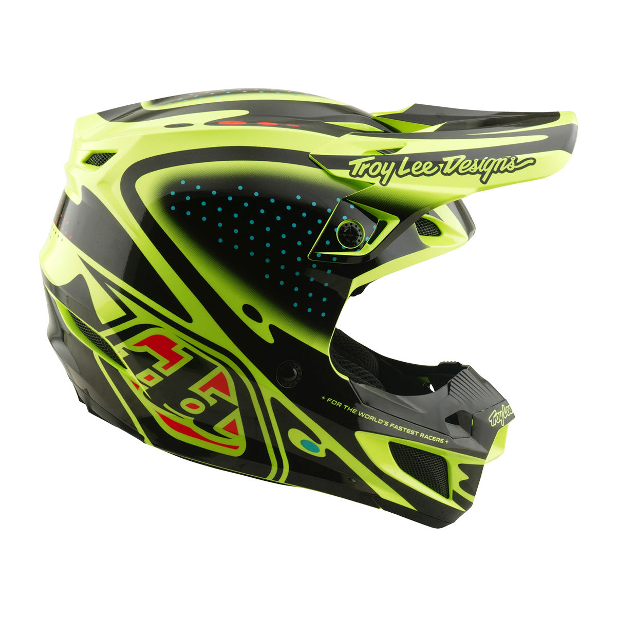 Casco para Moto SE5 Polycarbonate; The Line Flo Yellow