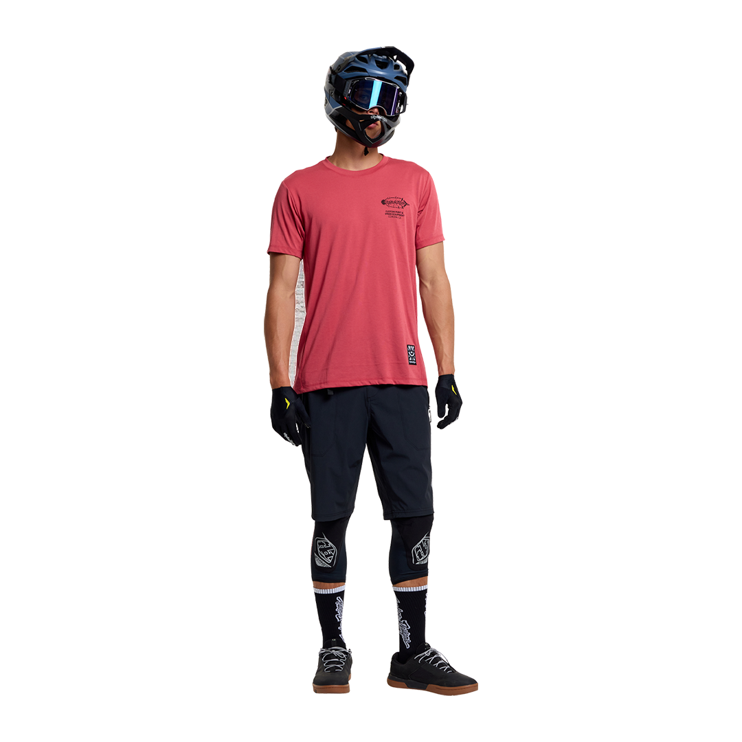 Jersey para MTB Skyline Ride Short Sleeve Tee; Feathered Ember Red