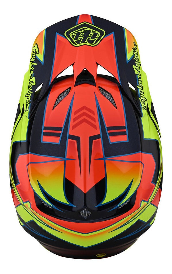 Casco Troy Lee Designs Se5 Composite Graph Yellow / Navy