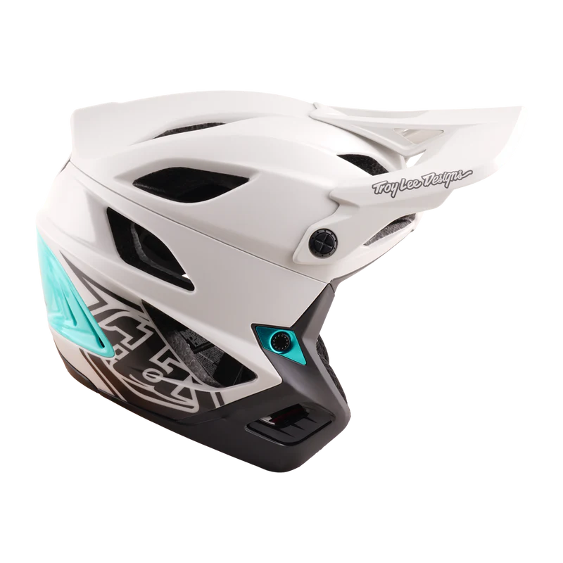 Stage Stunt Helmet; Drone Pumice / Real Teal