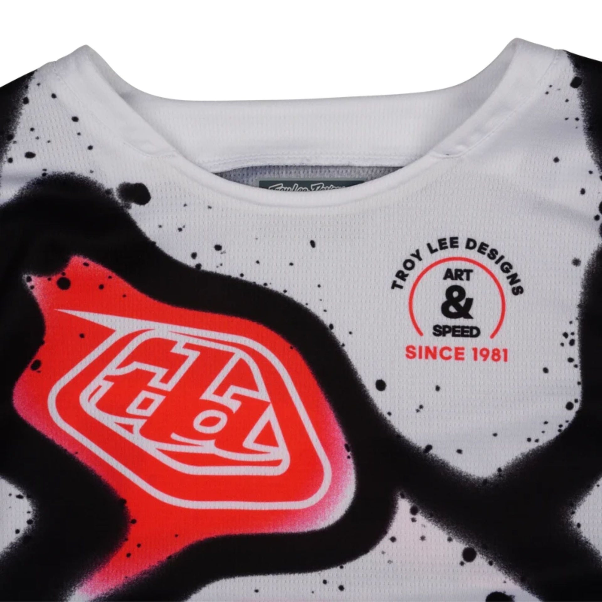 Jersey Troy Lee Designs SE Ultra Membrane White / Infra Red