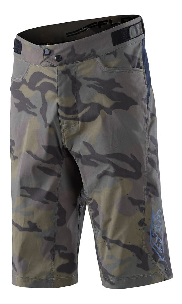 Flowline Short Shell Spray Camo Army