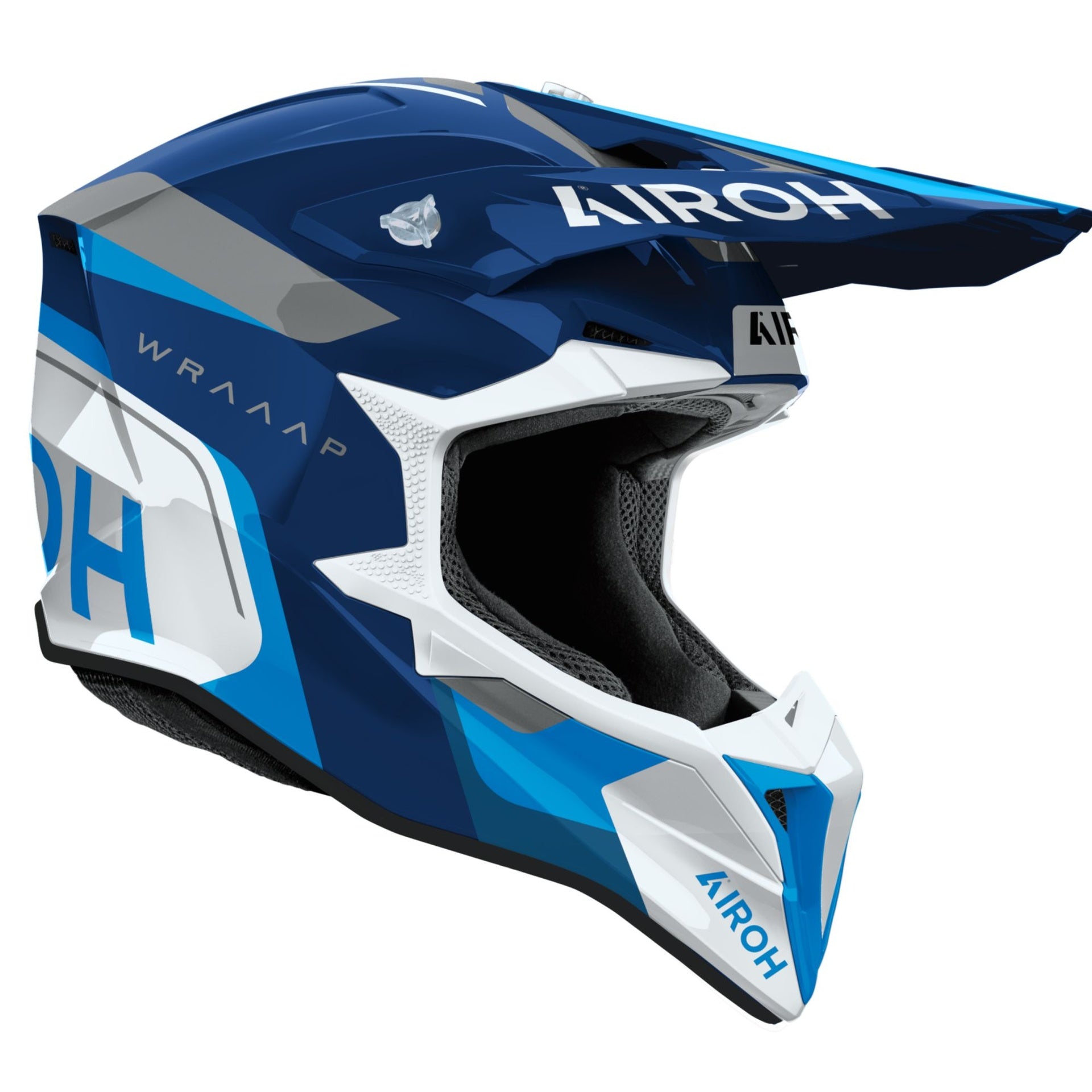 Casco Wraaap Conquer Blue Gloss