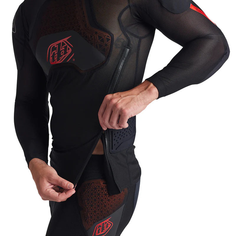 Camisa de Protección Manga Larga Troy Lee Designs Stage Ghost D3O Black