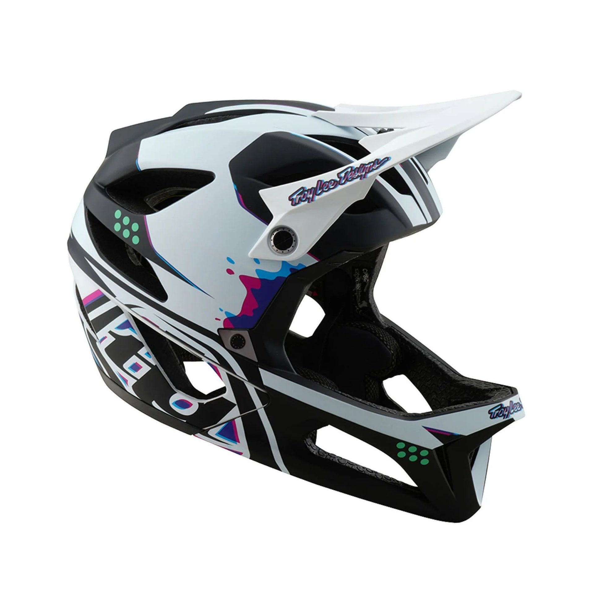 Casco Troy Lee Designs Stage Trooper White