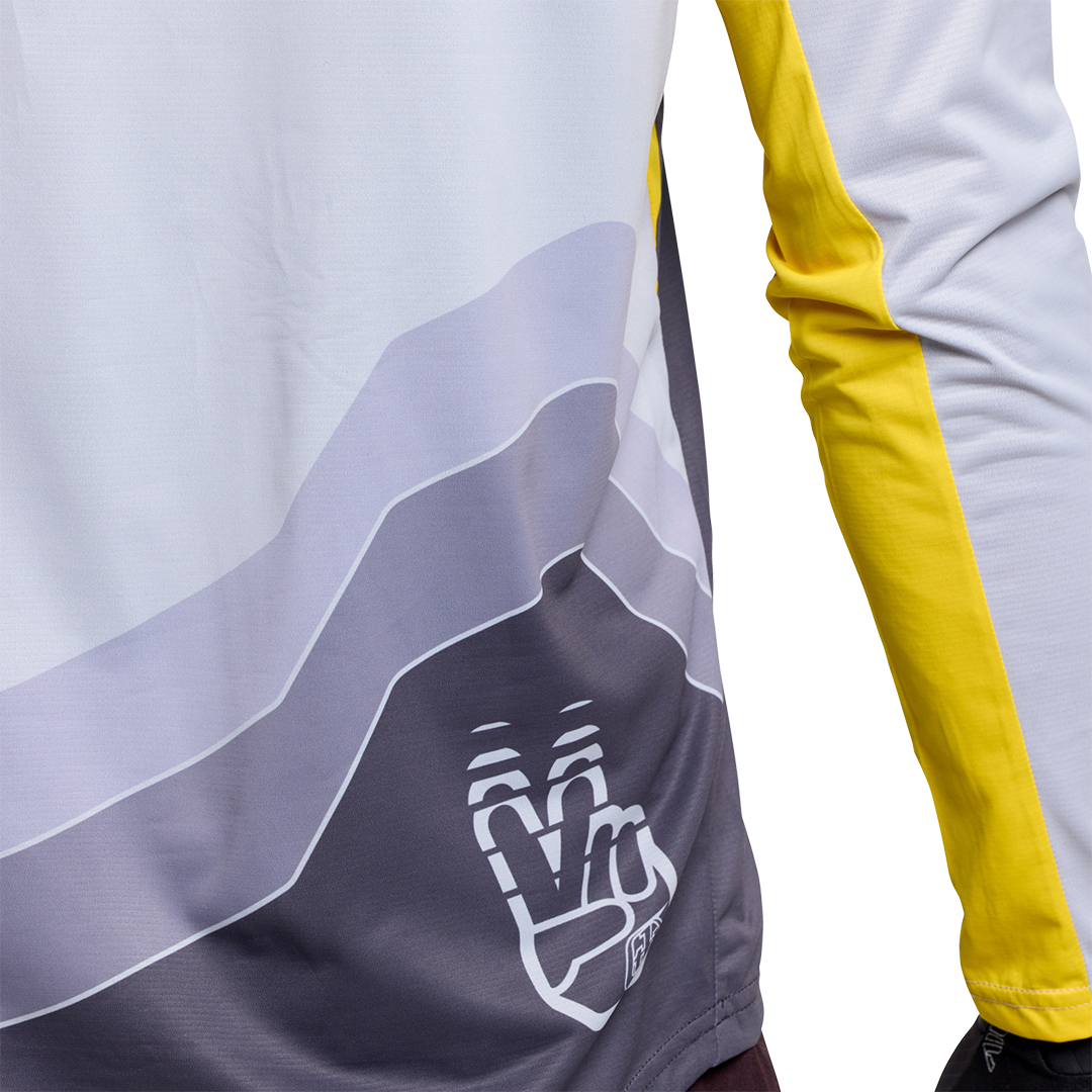 Jersey para MTB Skyline Pro Long Sleeve Jersey; Descend Carbon