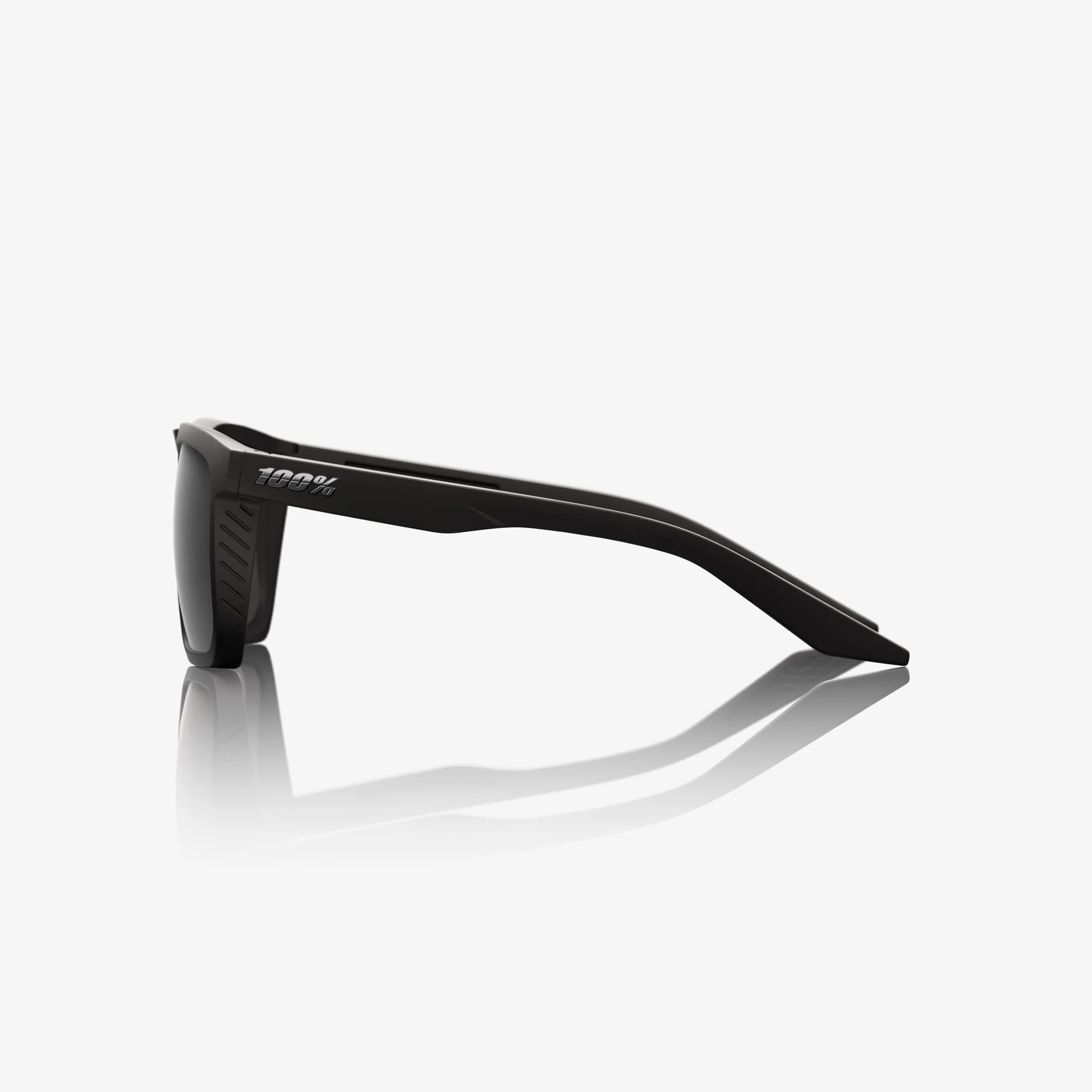 Lentes lifestyle 100% RENSHAW - Soft Tact Black - Smoke