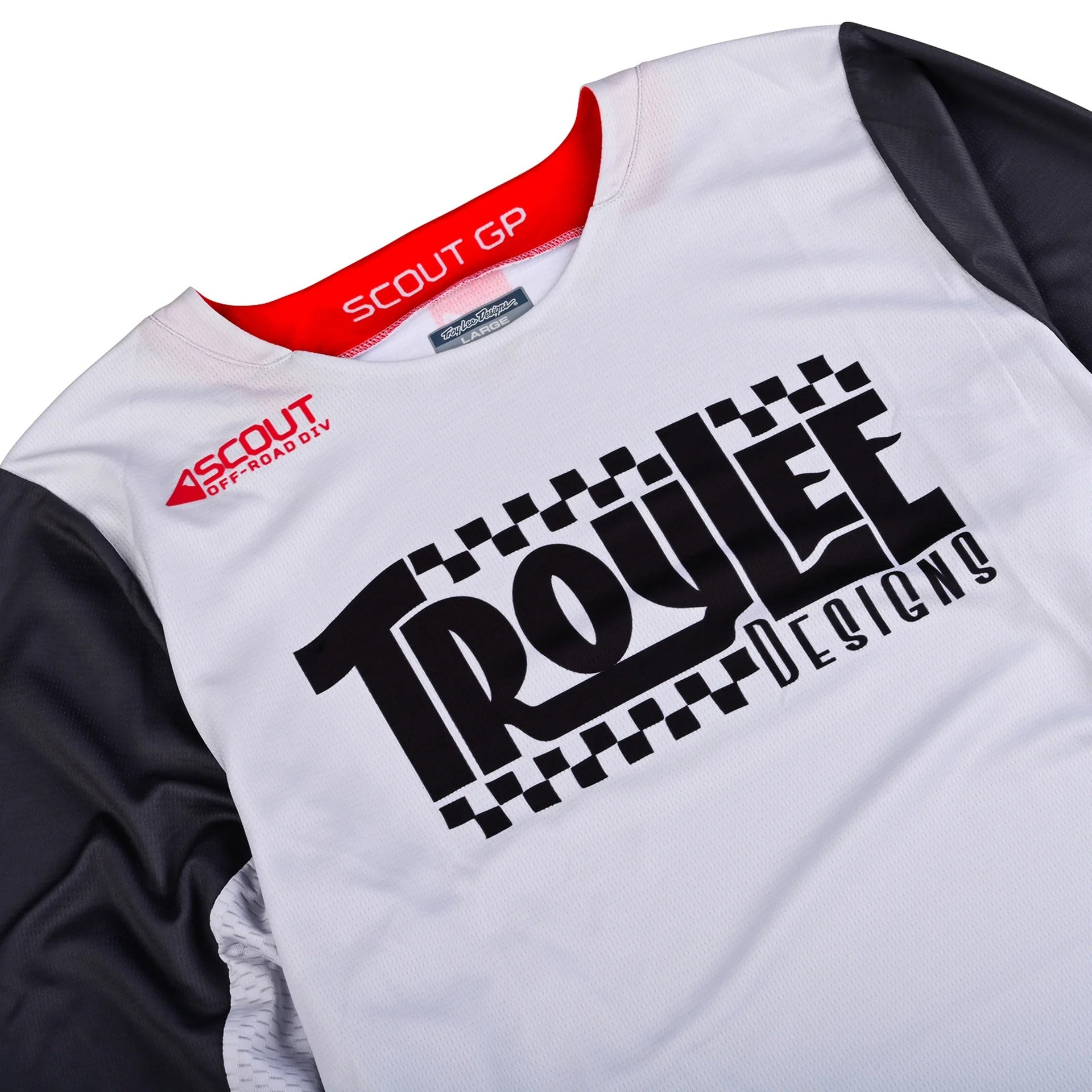 Jersey Troy Lee Designs Scout Gp Big Lee Charcoal Fog
