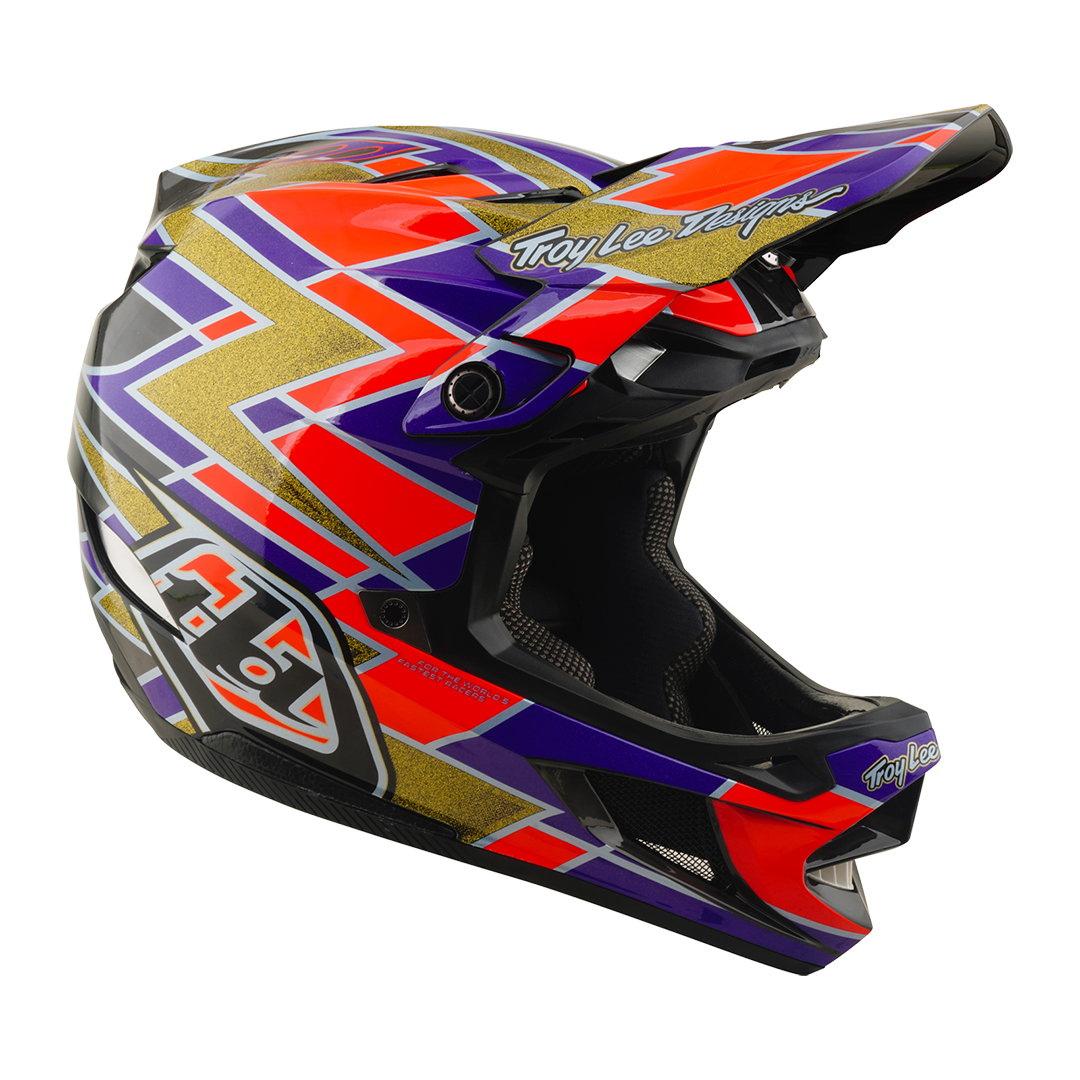 Casco para MTB D4 Carbon Helmet; Flush Violet
