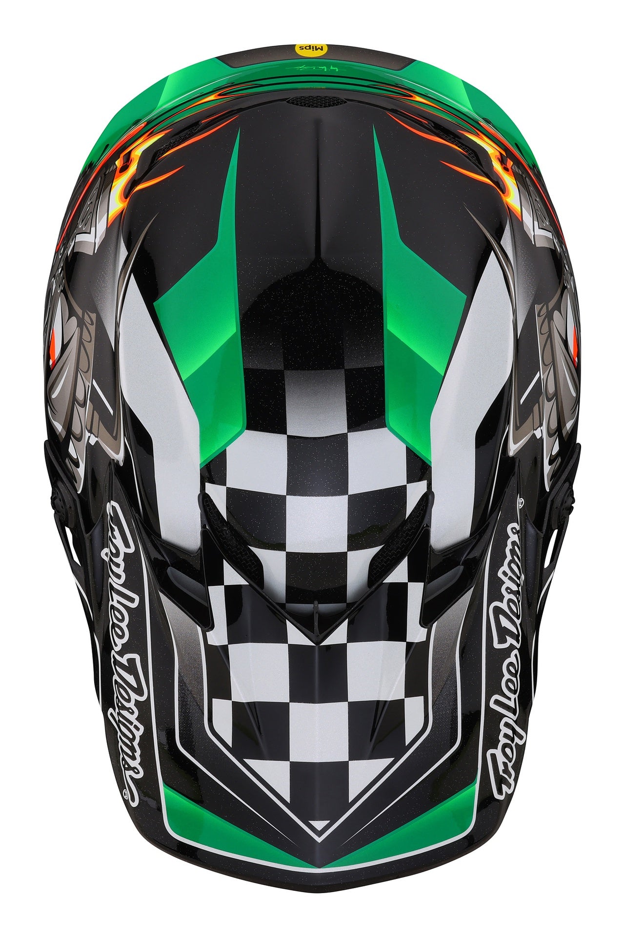 Casco Troy Lee Designs Se4 Polyacrylite Carb Green
