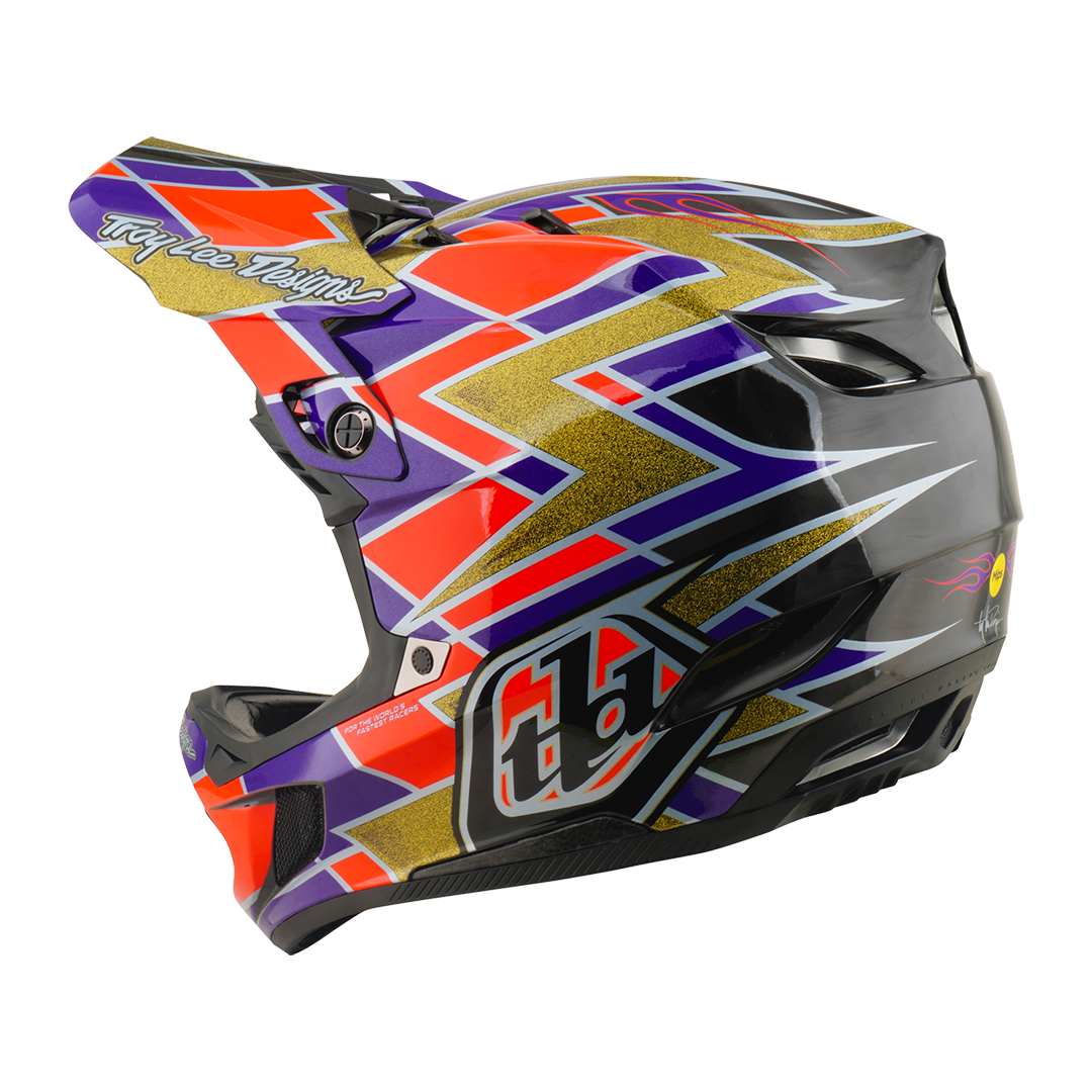 Casco para MTB D4 Carbon Helmet; Flush Violet