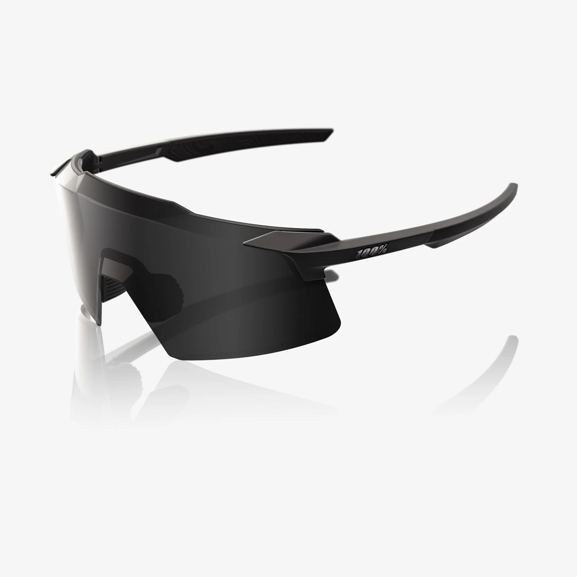 Lentes deportivos 100% AEROCRAFT Matte Black - Black Mirror Lens