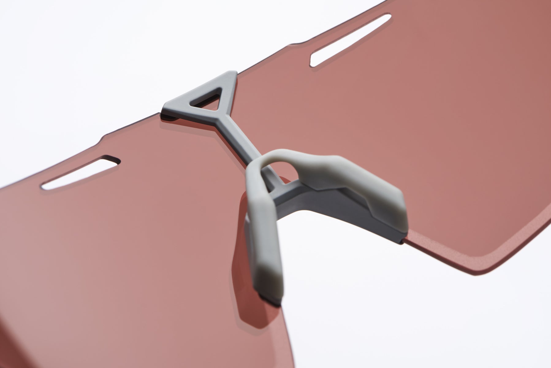 HYPERCRAFT SQ - Matte Stone Grey - HiPER Crimson Silver Mirror Lens