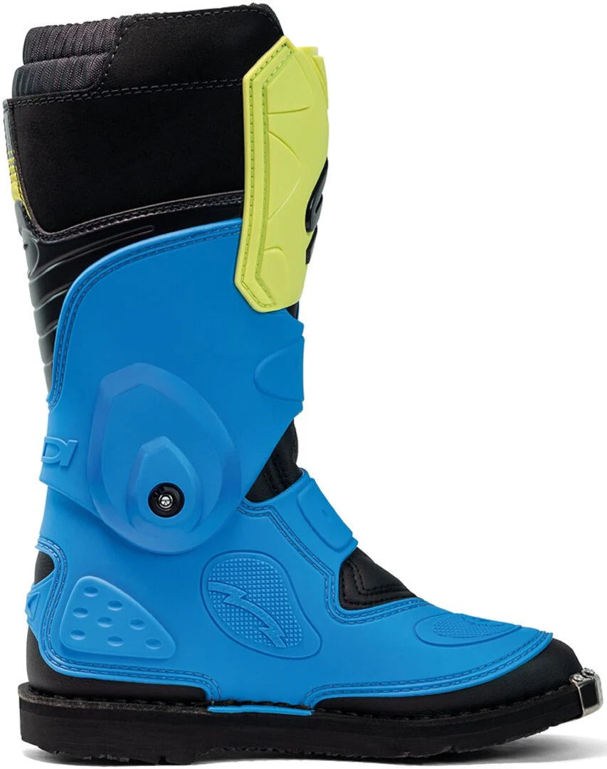 Boots Flame Ligth Blu Lime Black