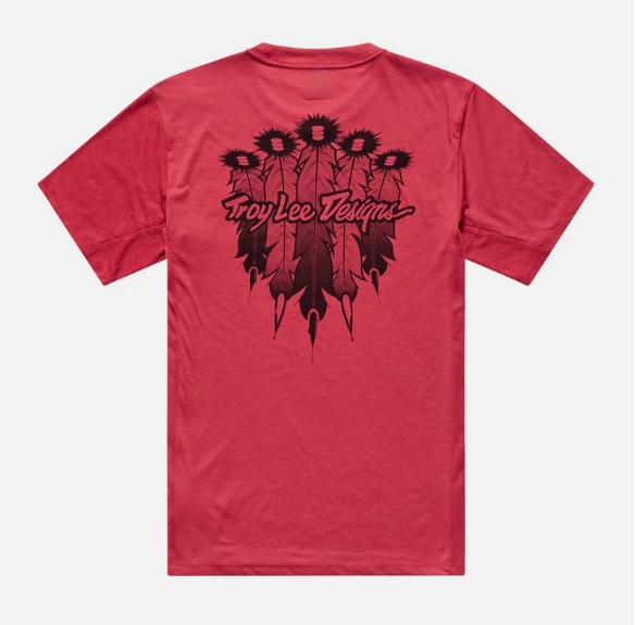 Jersey para MTB Skyline Ride Short Sleeve Tee; Feathered Ember Red