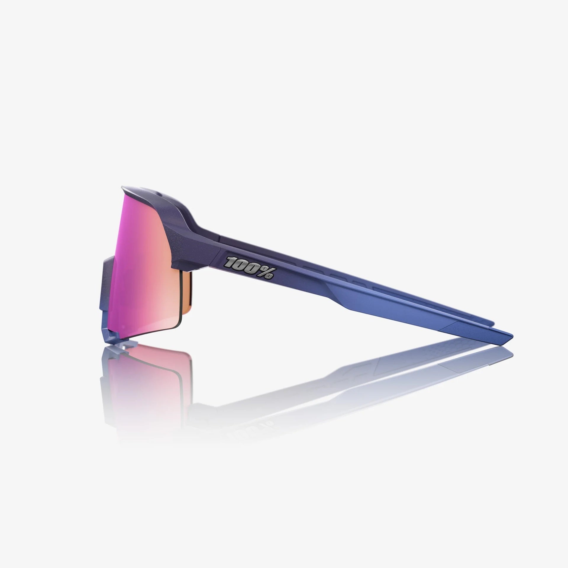 Lentes deportivos 100% S3 - Satin Storm Metallic - Purple Mirror