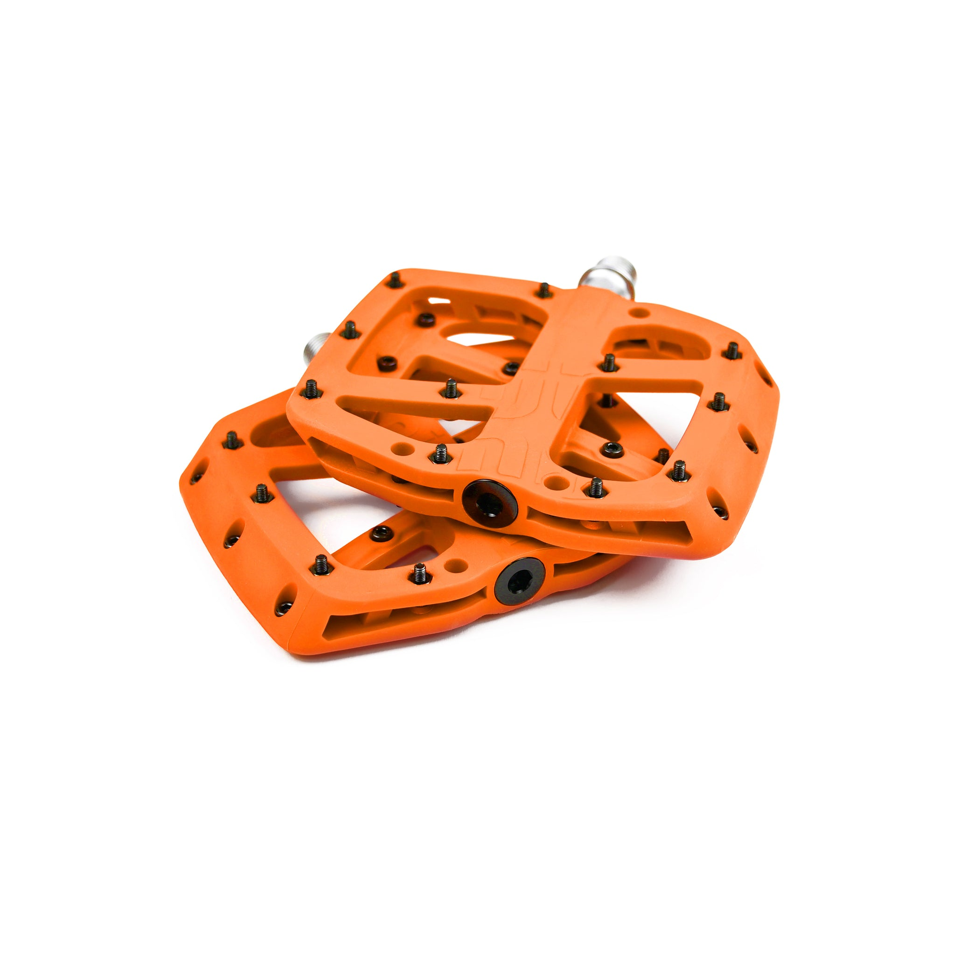 e*thirteen | Base Flat Pedal | Composite Body | 22 Pins | Naranja