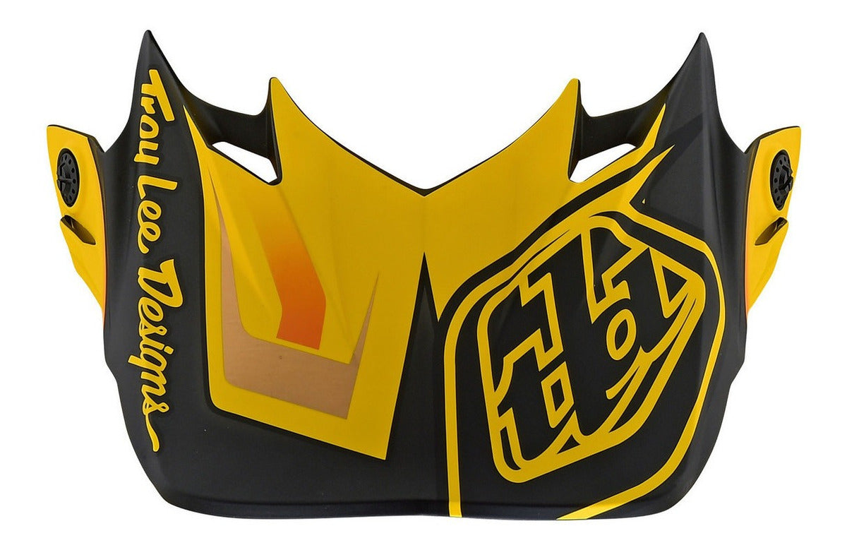 Casco Troy Lee Designs Se4 Ece de Carbón Flash Black / Yellow