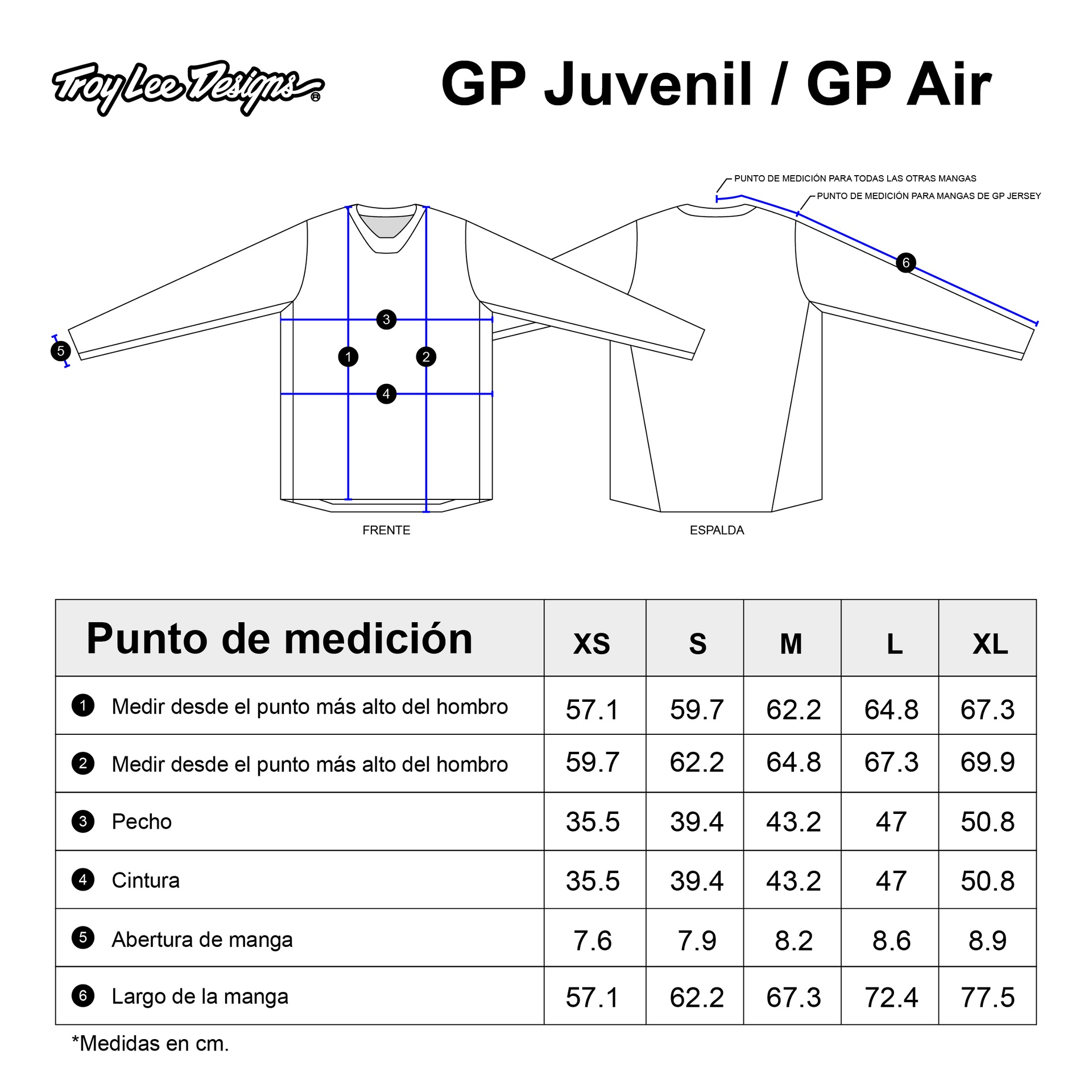 Jersey para niño Troy Lee Designs Gp Pro Wavez Navy / Red