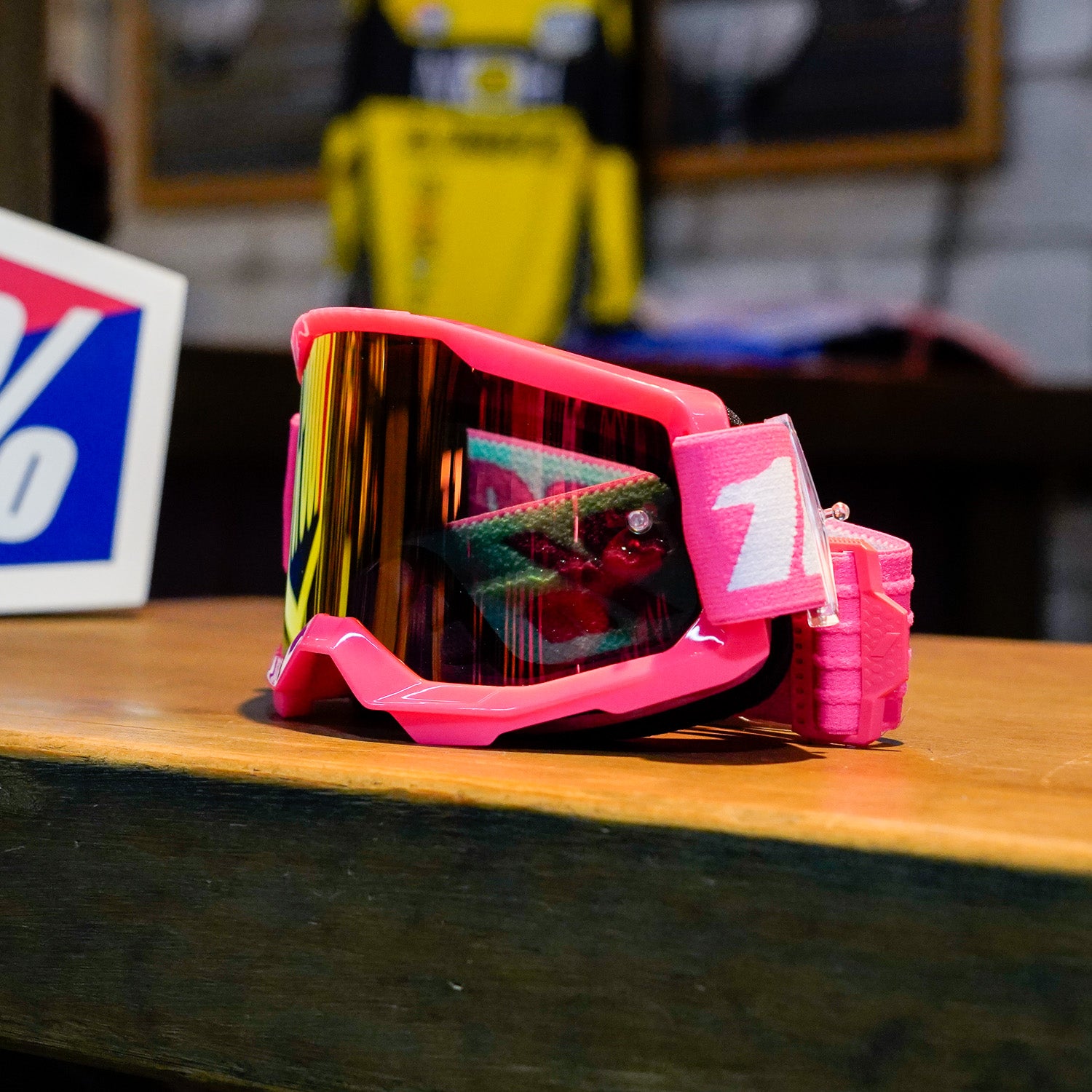 Goggles para niño 100% Strata 2 Pink - Mirror Red Lens