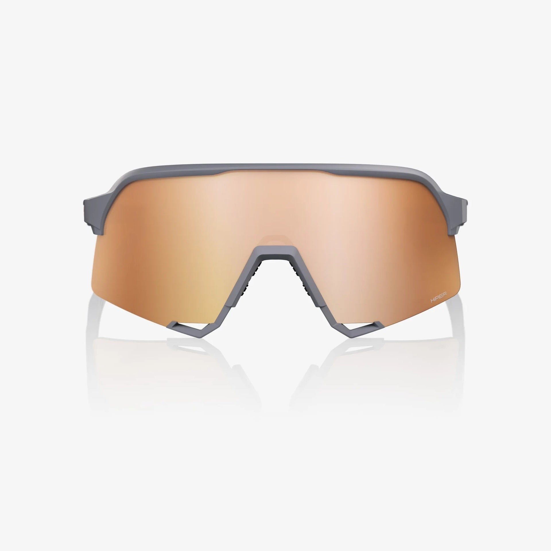 Lentes deportivos 100% S3 - Soft Tact Grey - HiPER Copper Mirror
