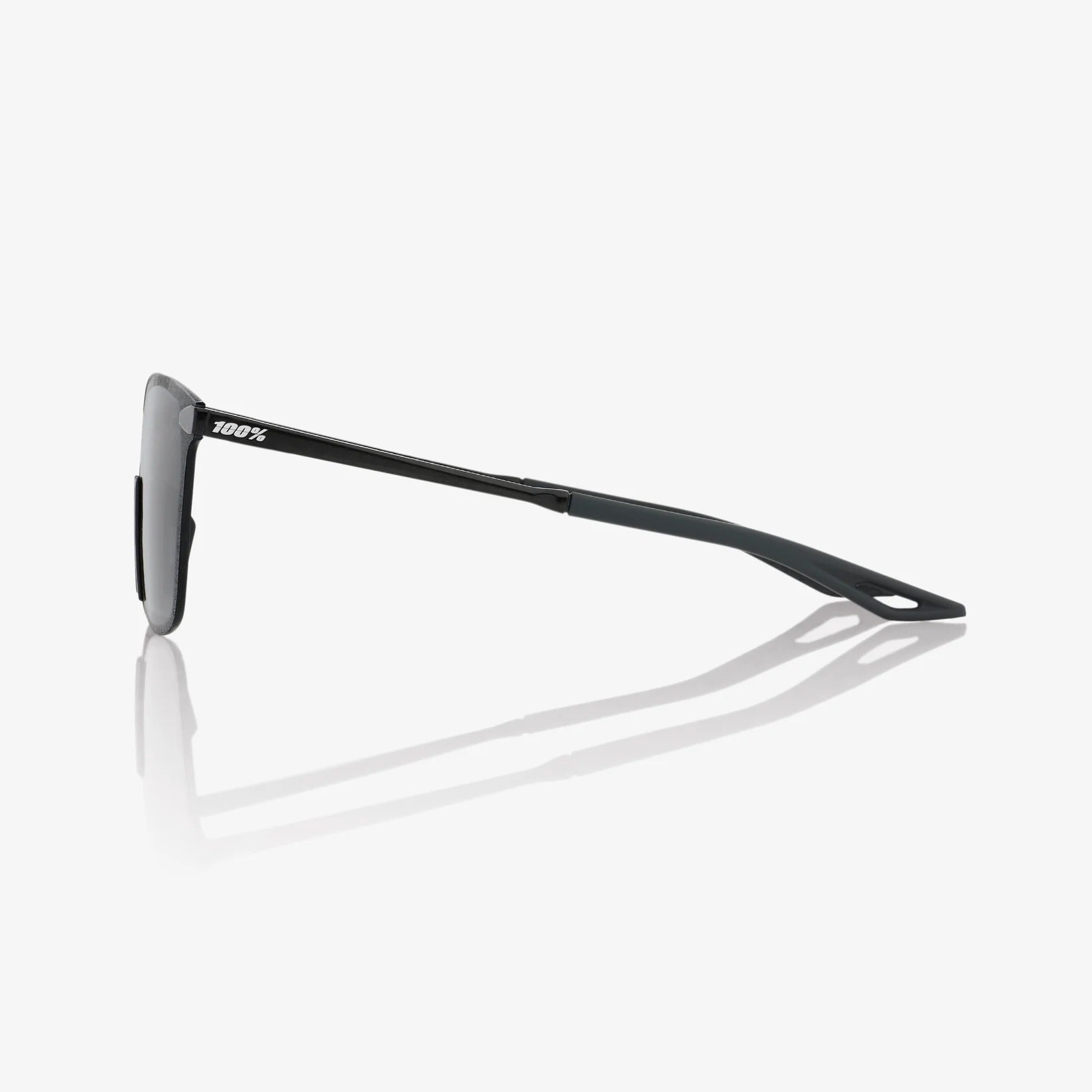 Lentes lifestyle deportivos 100% LEGERE SQUARE - Polished Black - Smoke Lens - OS