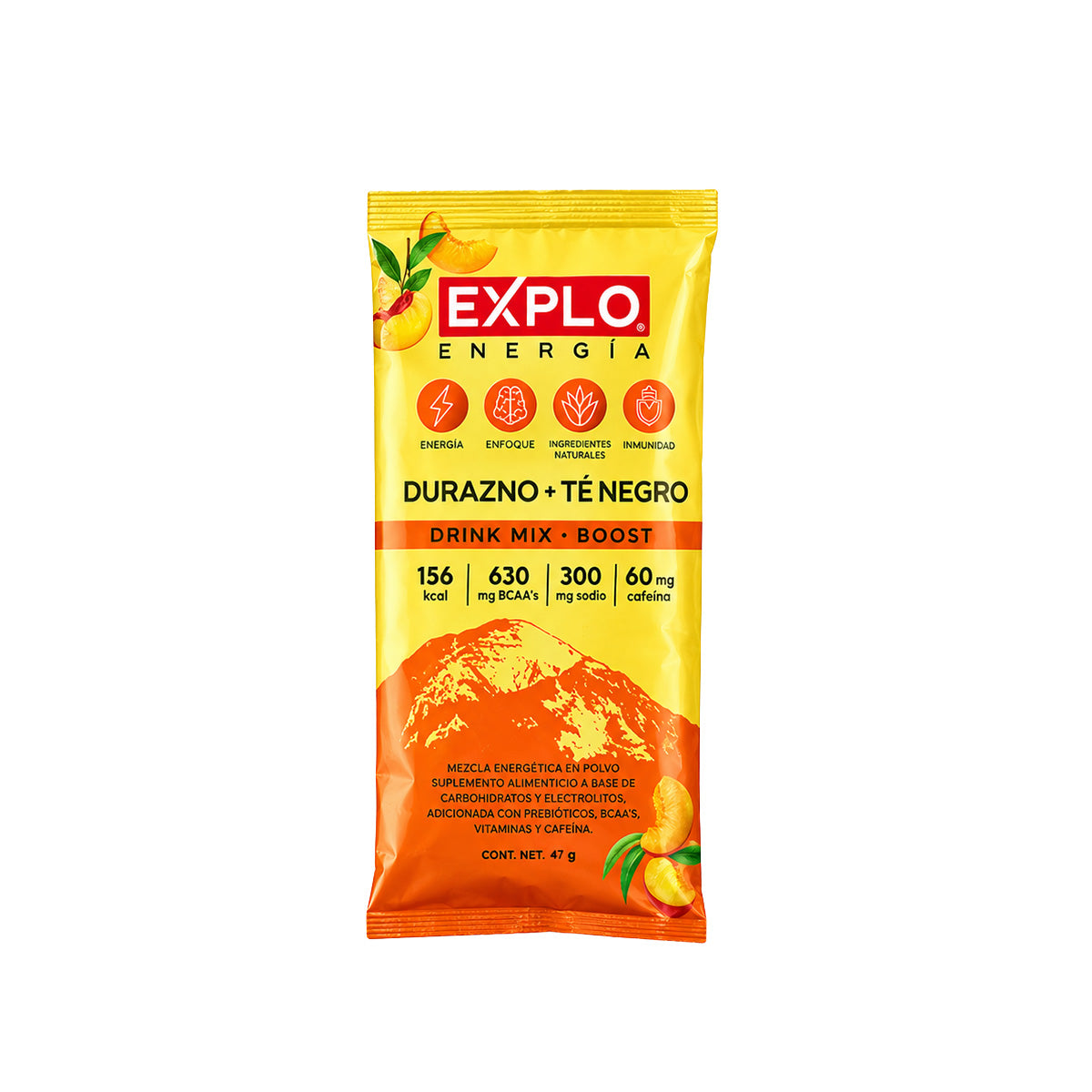 Drink Mix Durazno + Té Negro 47gr