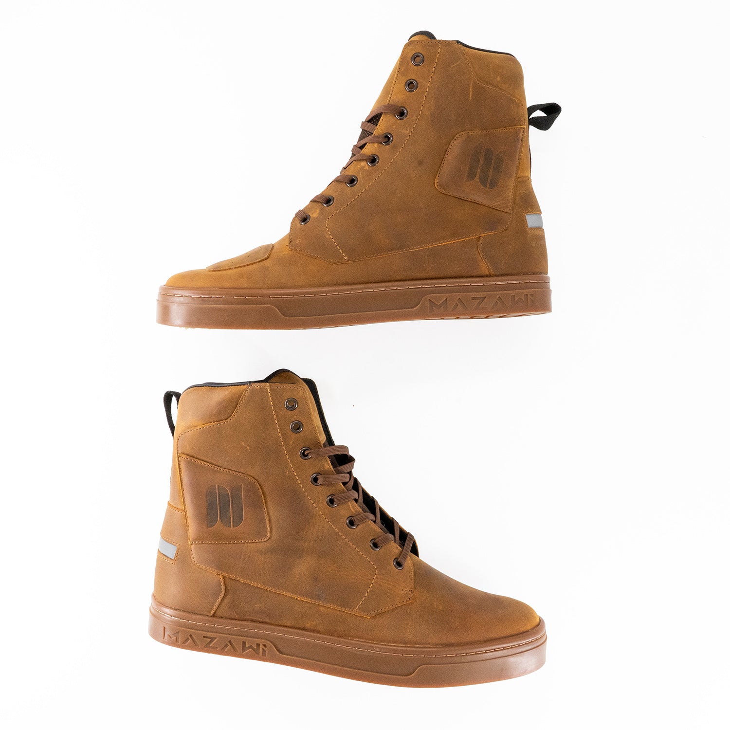 Botas para Motociclista Mazawi Kanan Brown Urbana