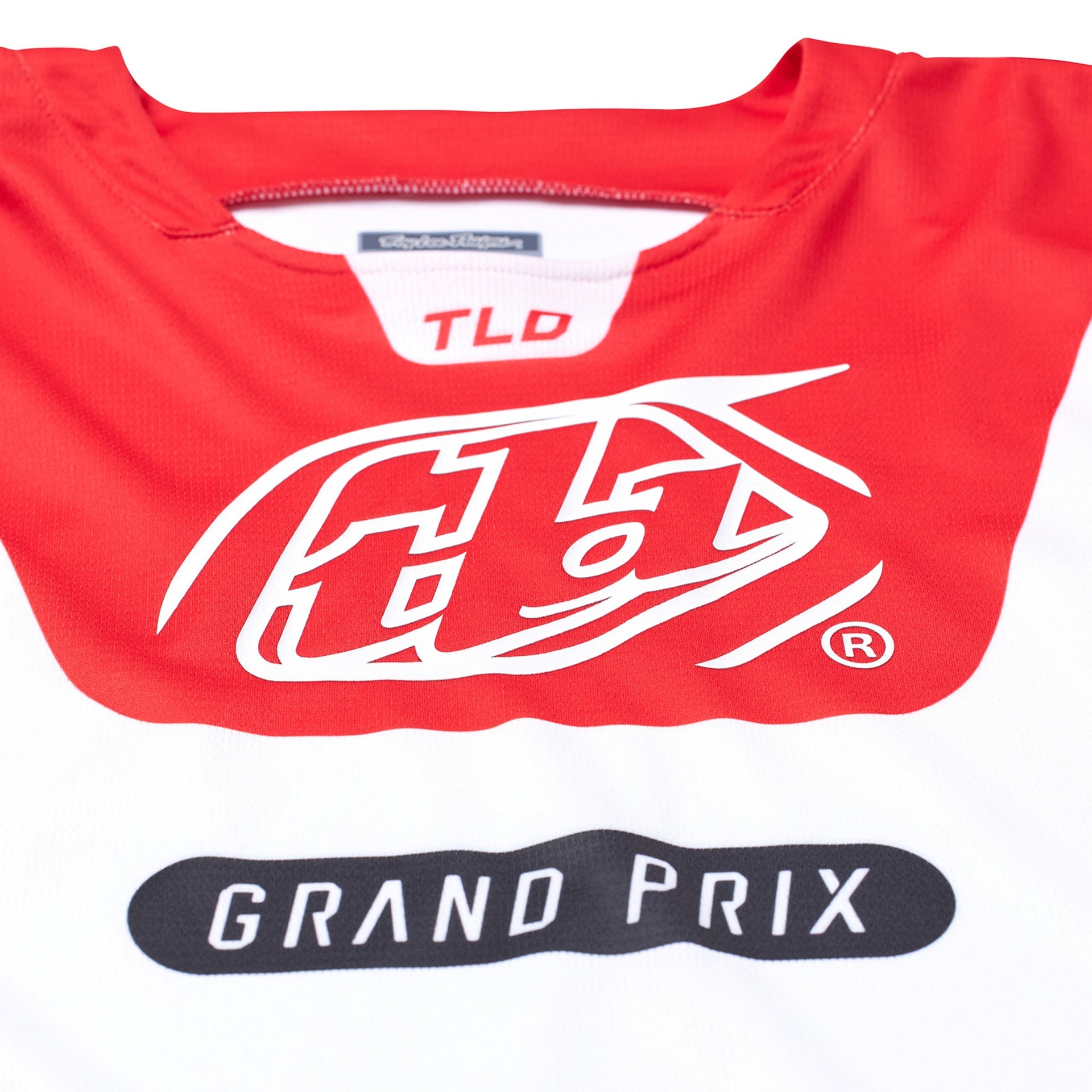 Jersey Troy Lee Designs Gp Pro Moto Blends White / Glo Red